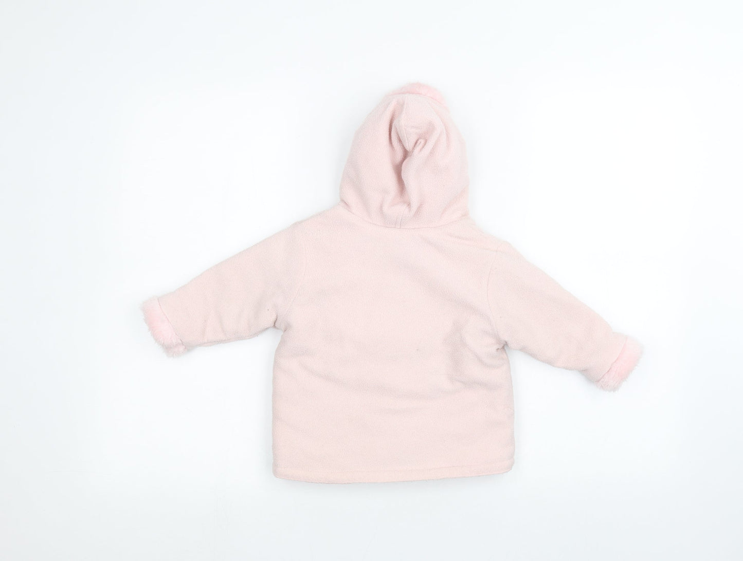 Cherokee Baby Pink   Parka Coat Size 9-12 Months