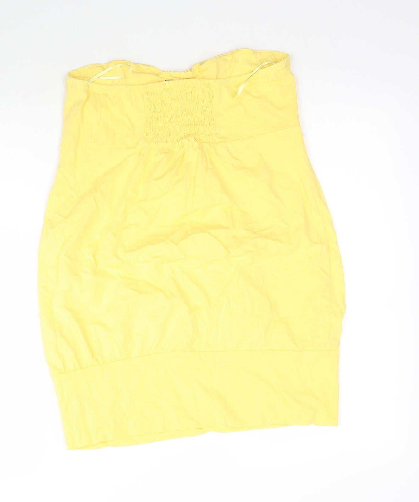 Select Womens Yellow   Basic Blouse Size 14