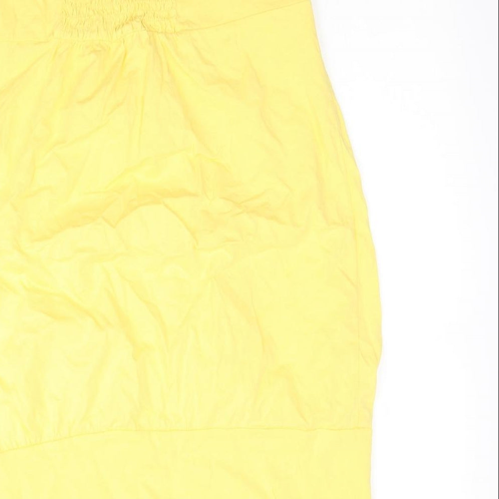 Select Womens Yellow   Basic Blouse Size 14