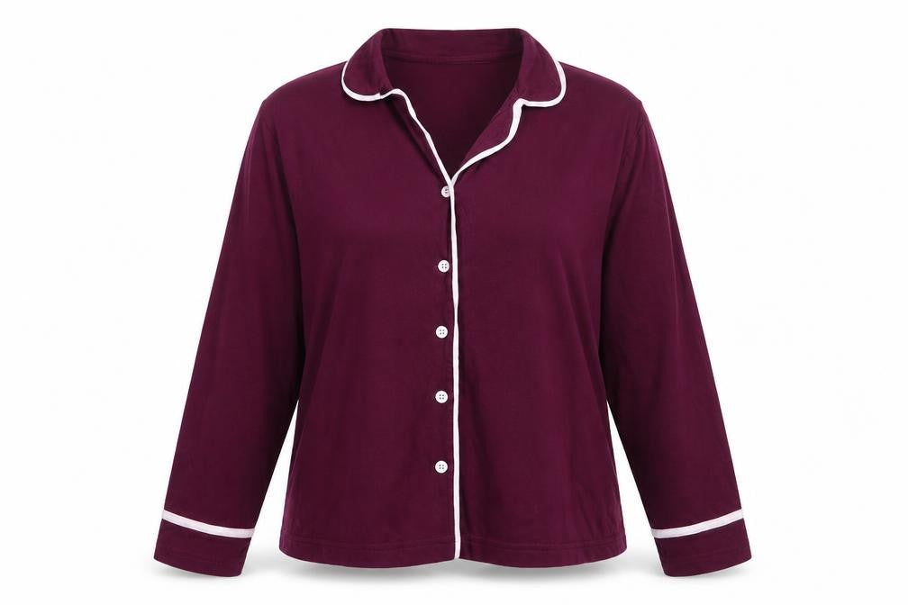 Boohoo Womens Pink Solid   Pyjama Top Size 16