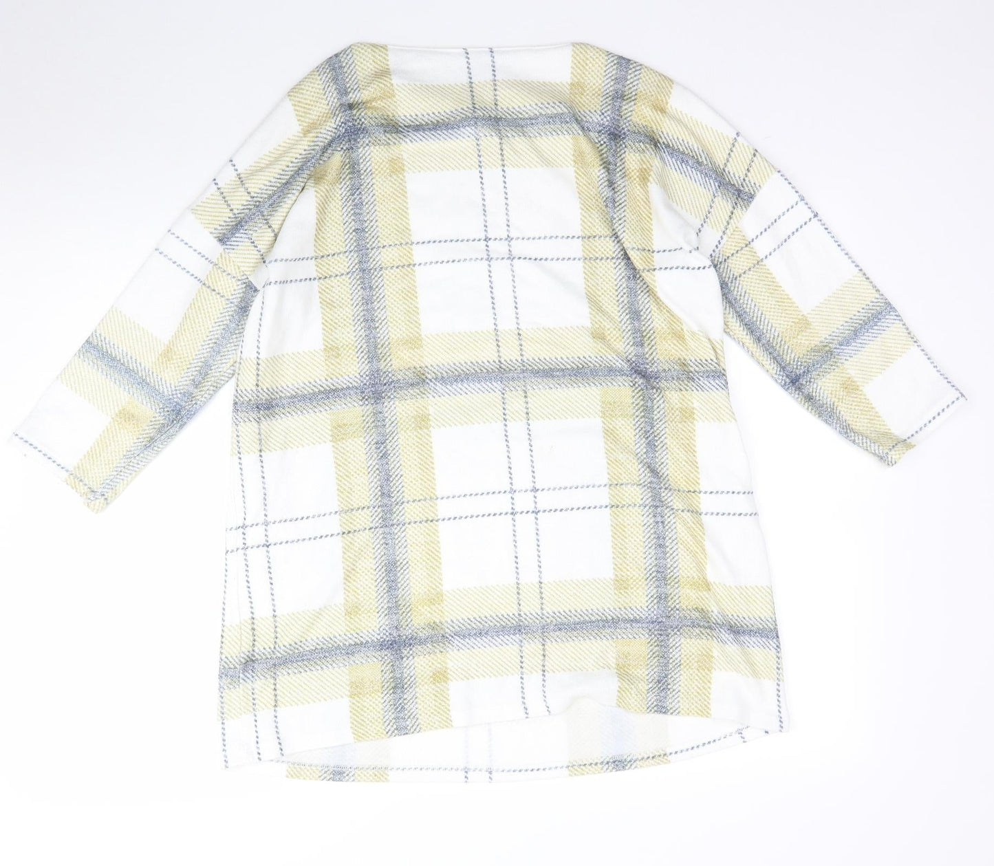 Bonmarché Womens Multicoloured Plaid  Pullover Jumper Size 14