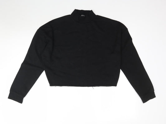 Primark Womens Black   Pullover Sweatshirt Size XS  - Cropped