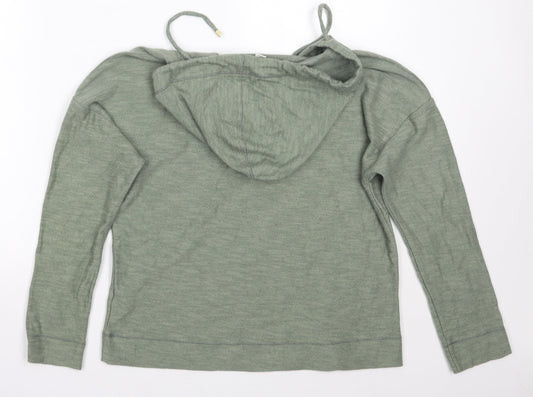 Marks and Spencer Womens Green   Pullover Hoodie Size 8