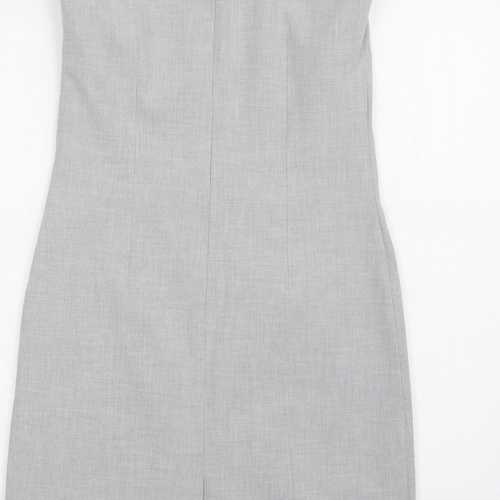 Autreton Womens Grey   T-Shirt Dress  Size 12