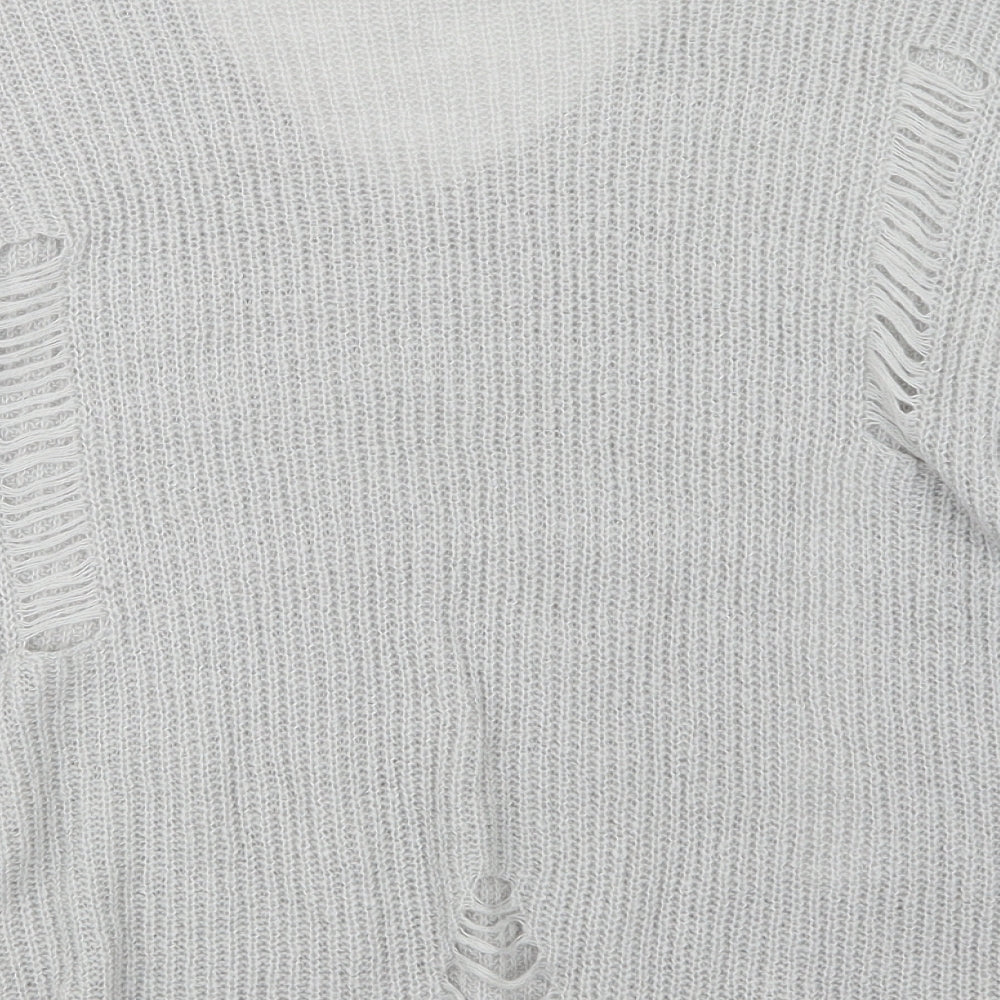 Atmosphere Womens Grey  Knit Pullover Jumper Size 10