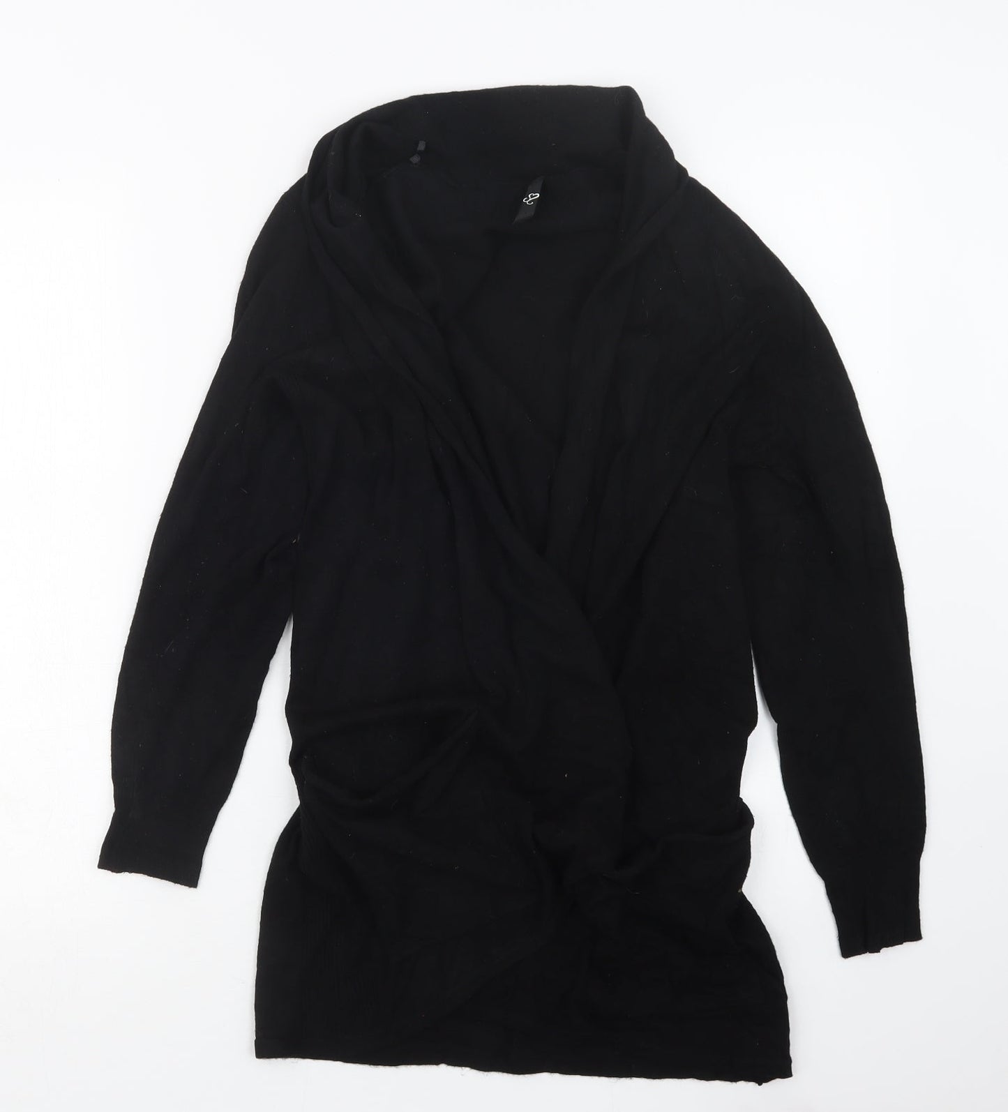 Preworn Womens Black   Cardigan Jumper Size 14