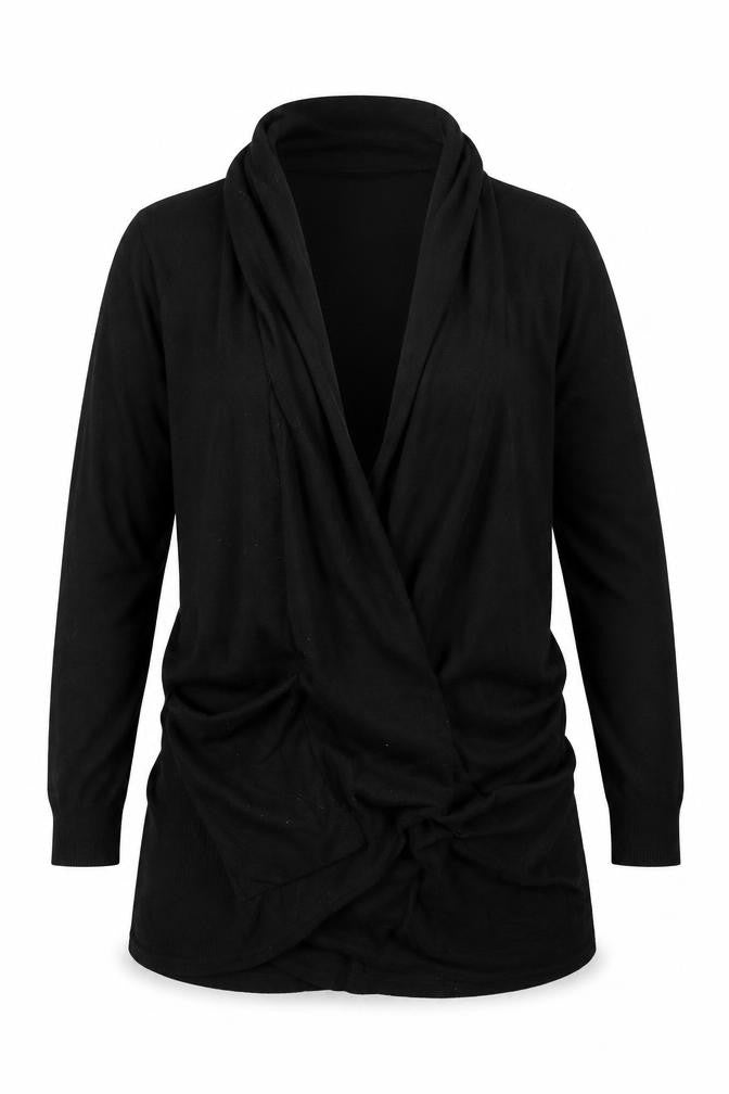 Preworn Womens Black   Cardigan Jumper Size 14