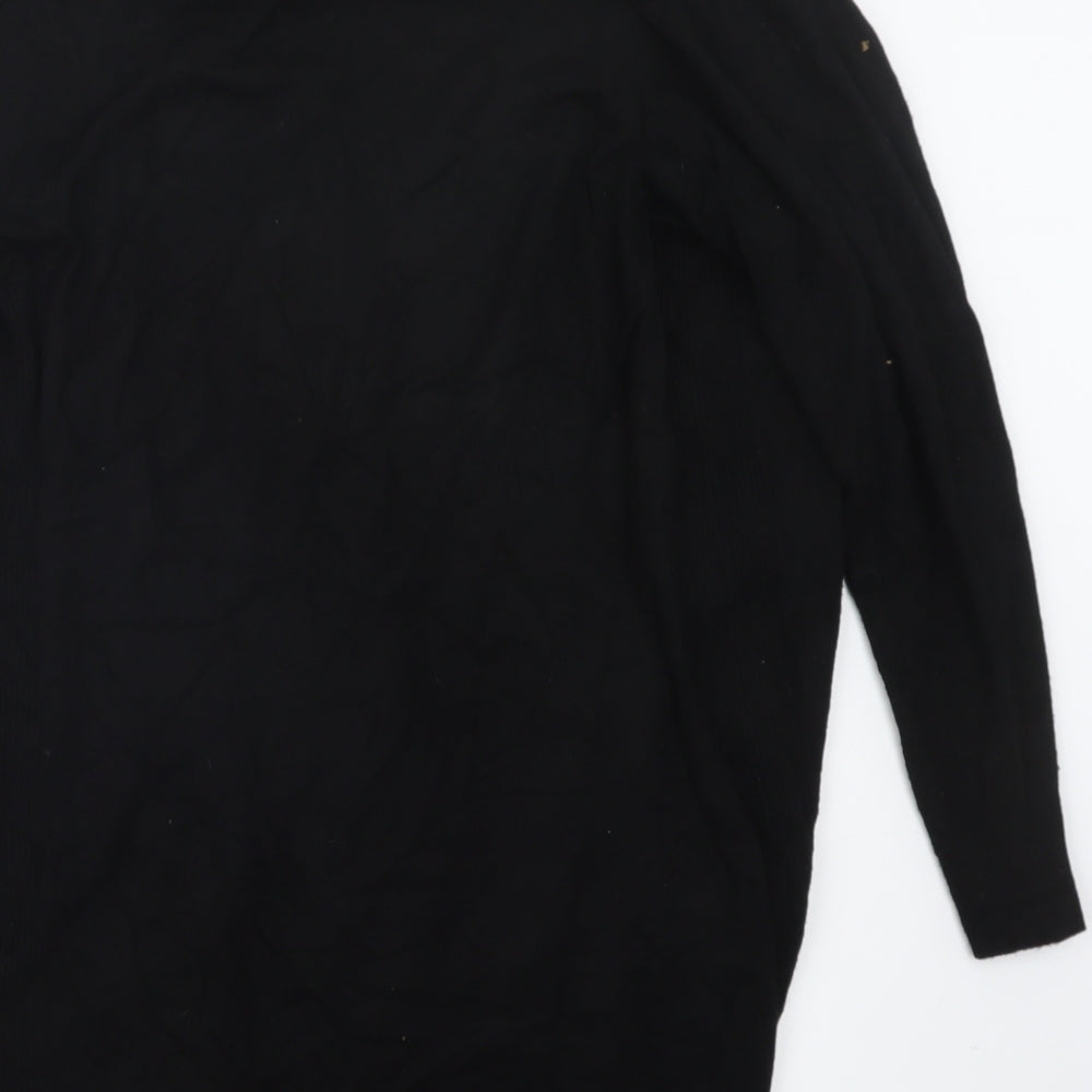 Preworn Womens Black   Cardigan Jumper Size 14