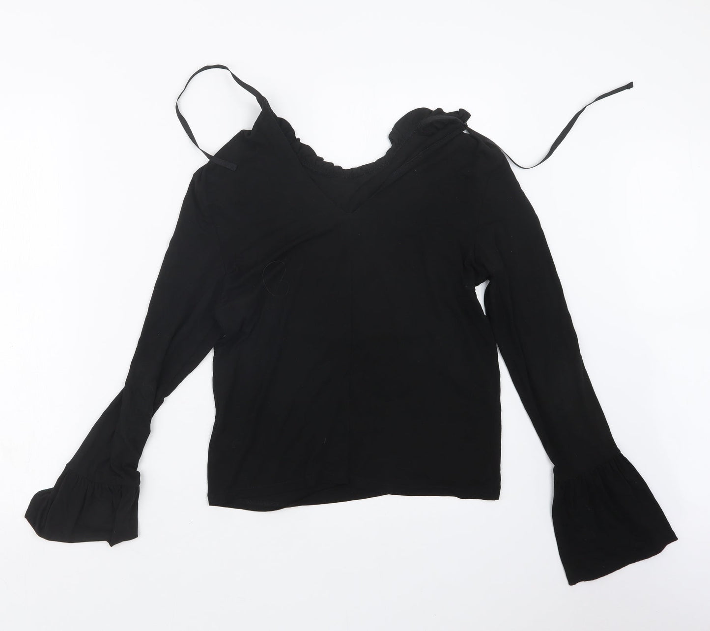 Topshop Womens Black   Basic T-Shirt Size 8