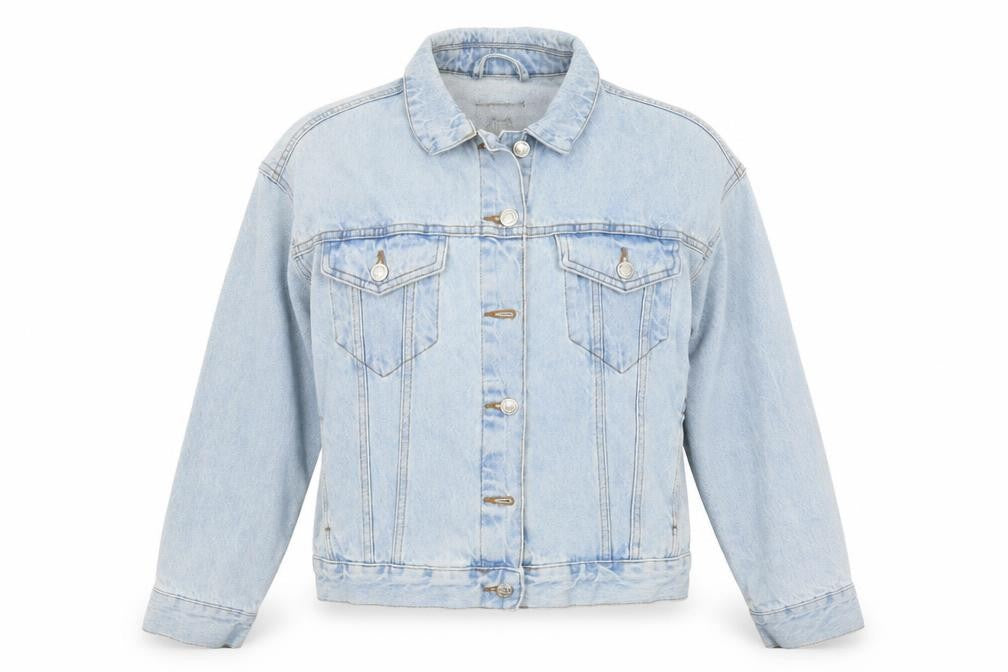 Denim Co. Womens Blue  Denim Jacket  Size 8