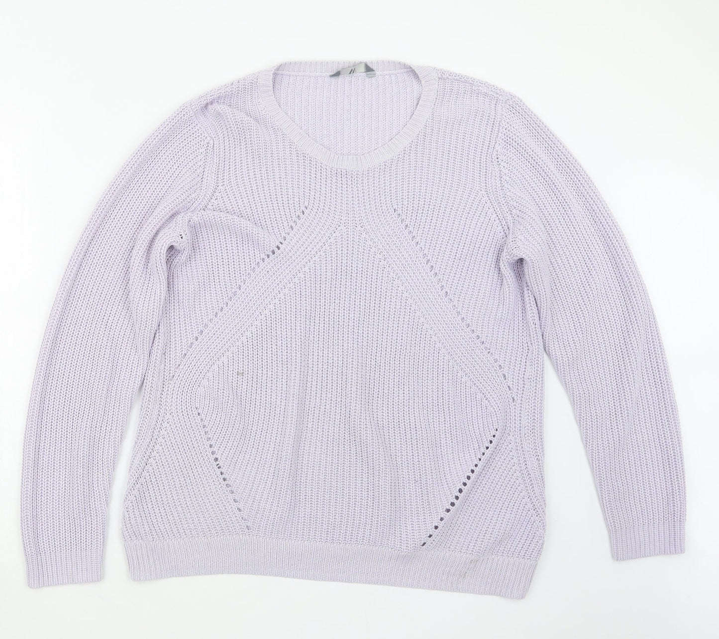 BHS Womens Purple  Knit Pullover Jumper Size 18