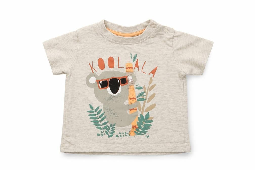 Primark Baby Beige   Basic T-Shirt Size 6-9 Months  - Kool-ala