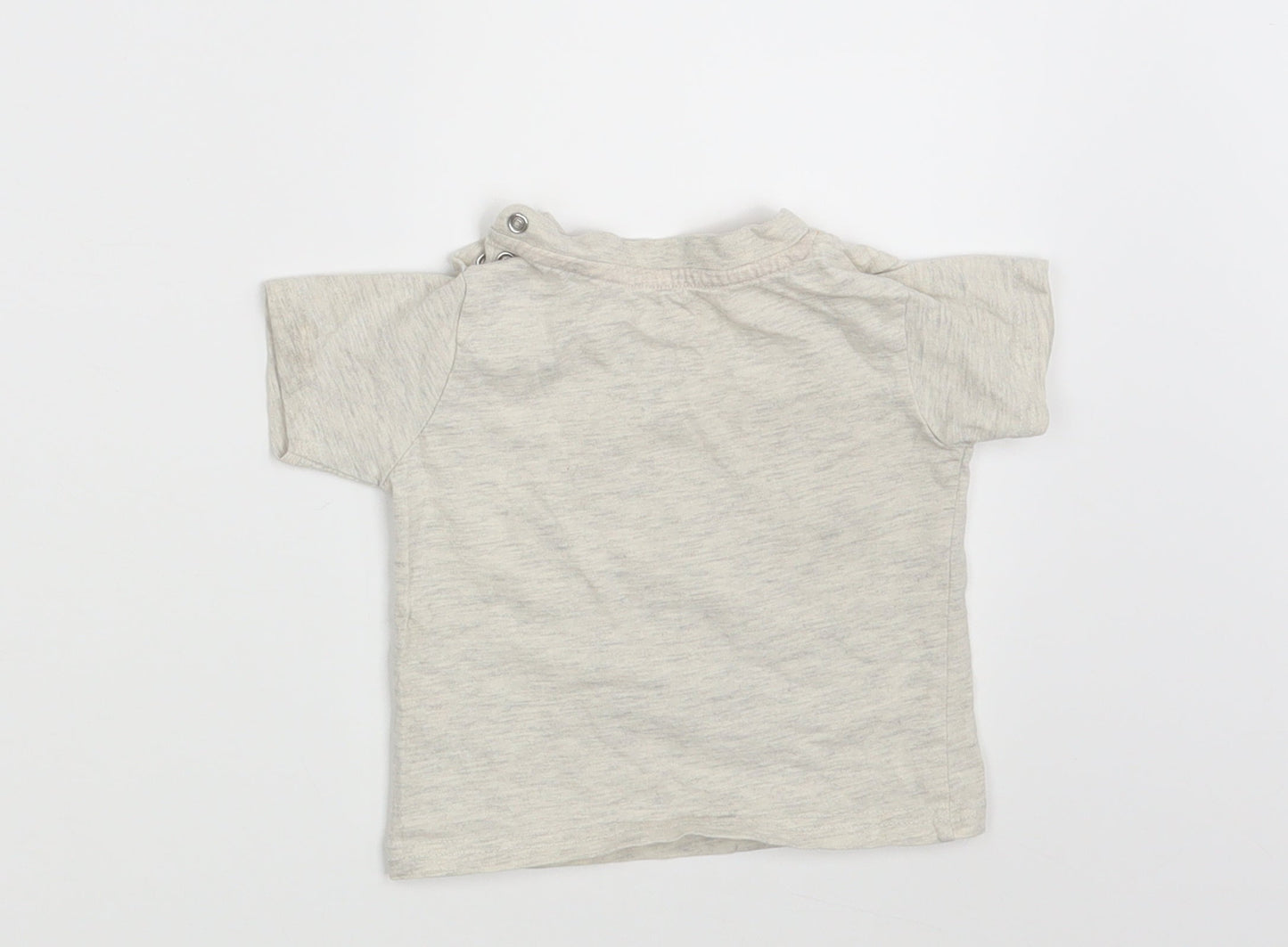Primark Baby Beige   Basic T-Shirt Size 6-9 Months  - Kool-ala