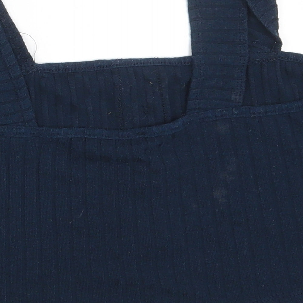 Primark Womens Blue   Cropped Tank Size 12