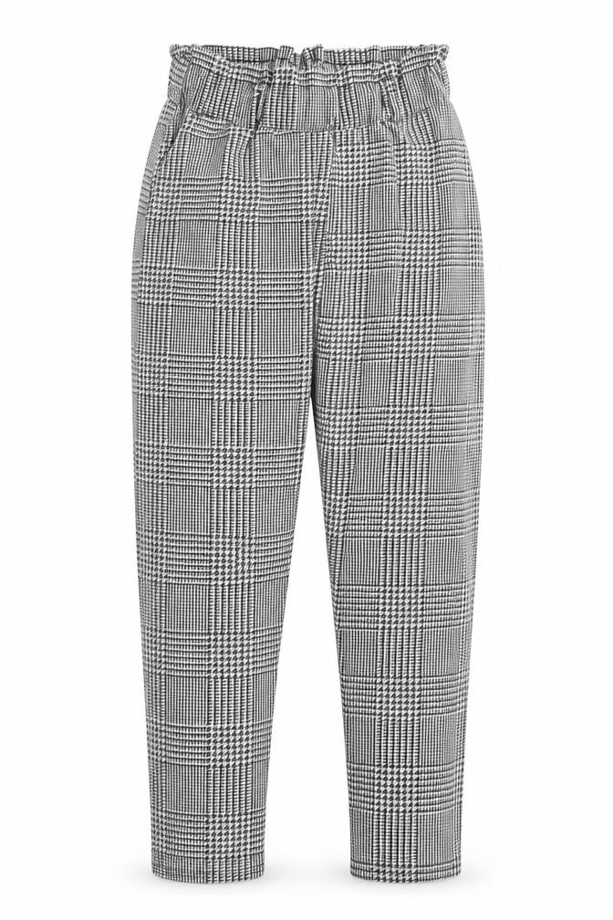 Spotted Womens Black Check  Dress Pants Trousers Size L L26 in