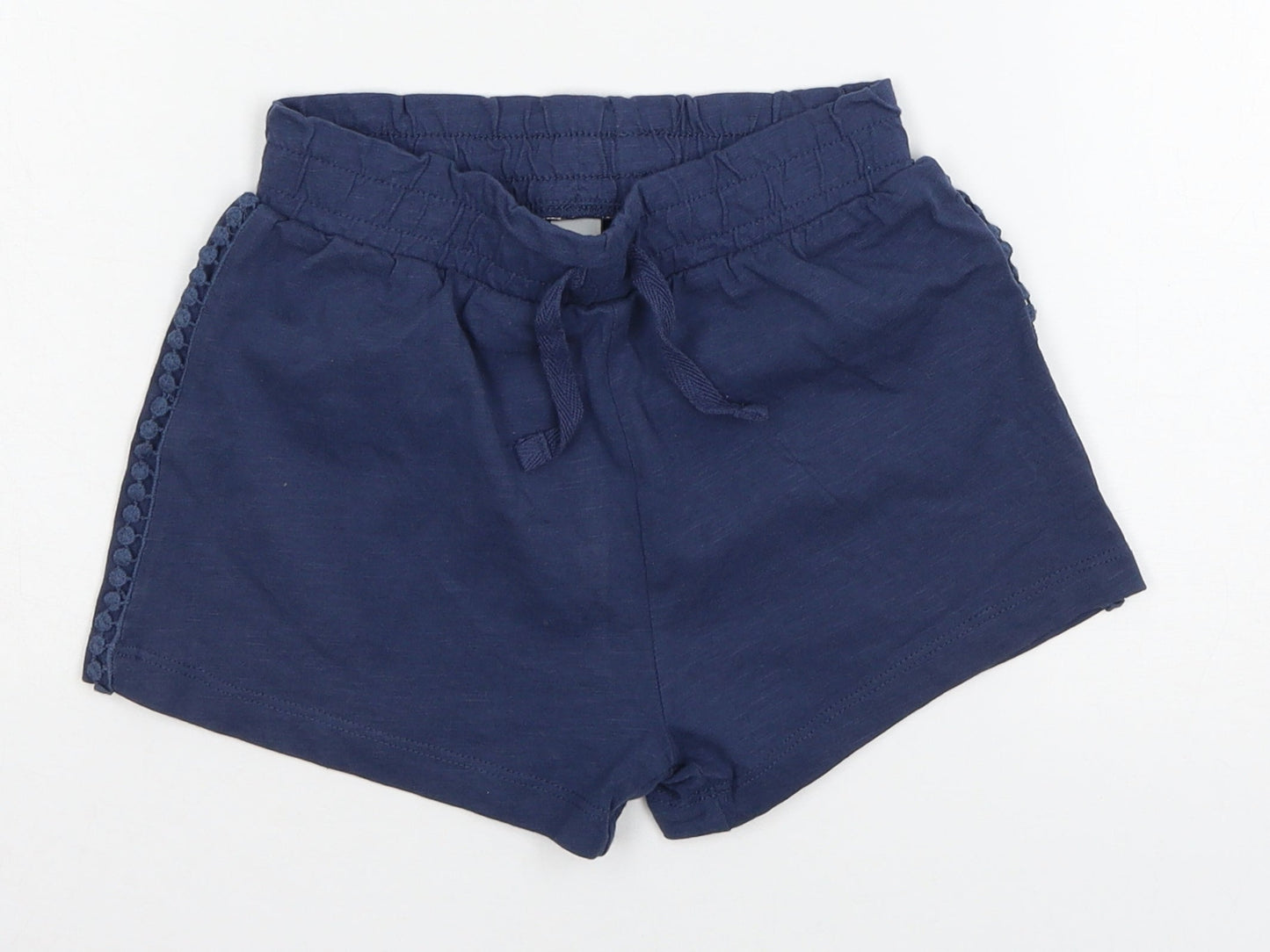 TU Girls Blue  Jersey Sweat Shorts Size 7 Years