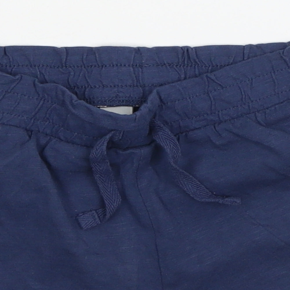TU Girls Blue  Jersey Sweat Shorts Size 7 Years
