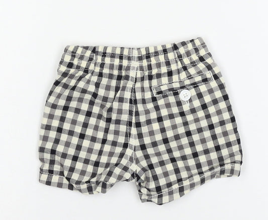 Gap Boys Ivory Check  Cropped Trousers Size 3-6 Months