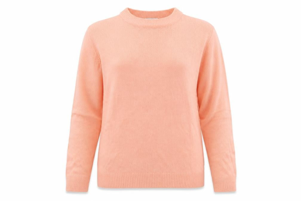 Damart Womens Orange  Knit Pullover Jumper Size 12