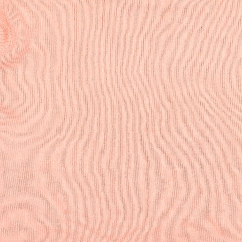 Damart Womens Orange  Knit Pullover Jumper Size 12