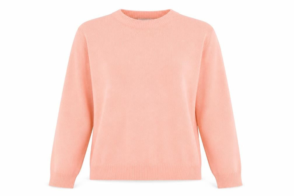 Damart Womens Orange  Knit Pullover Jumper Size 12