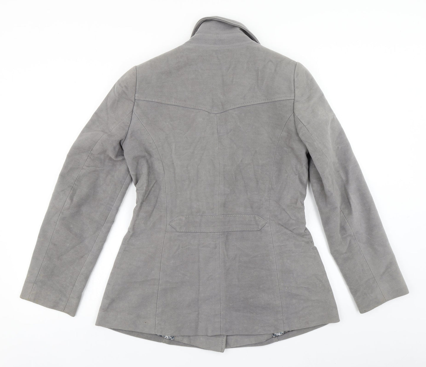 Per Una Womens Grey   Overcoat Coat Size 10
