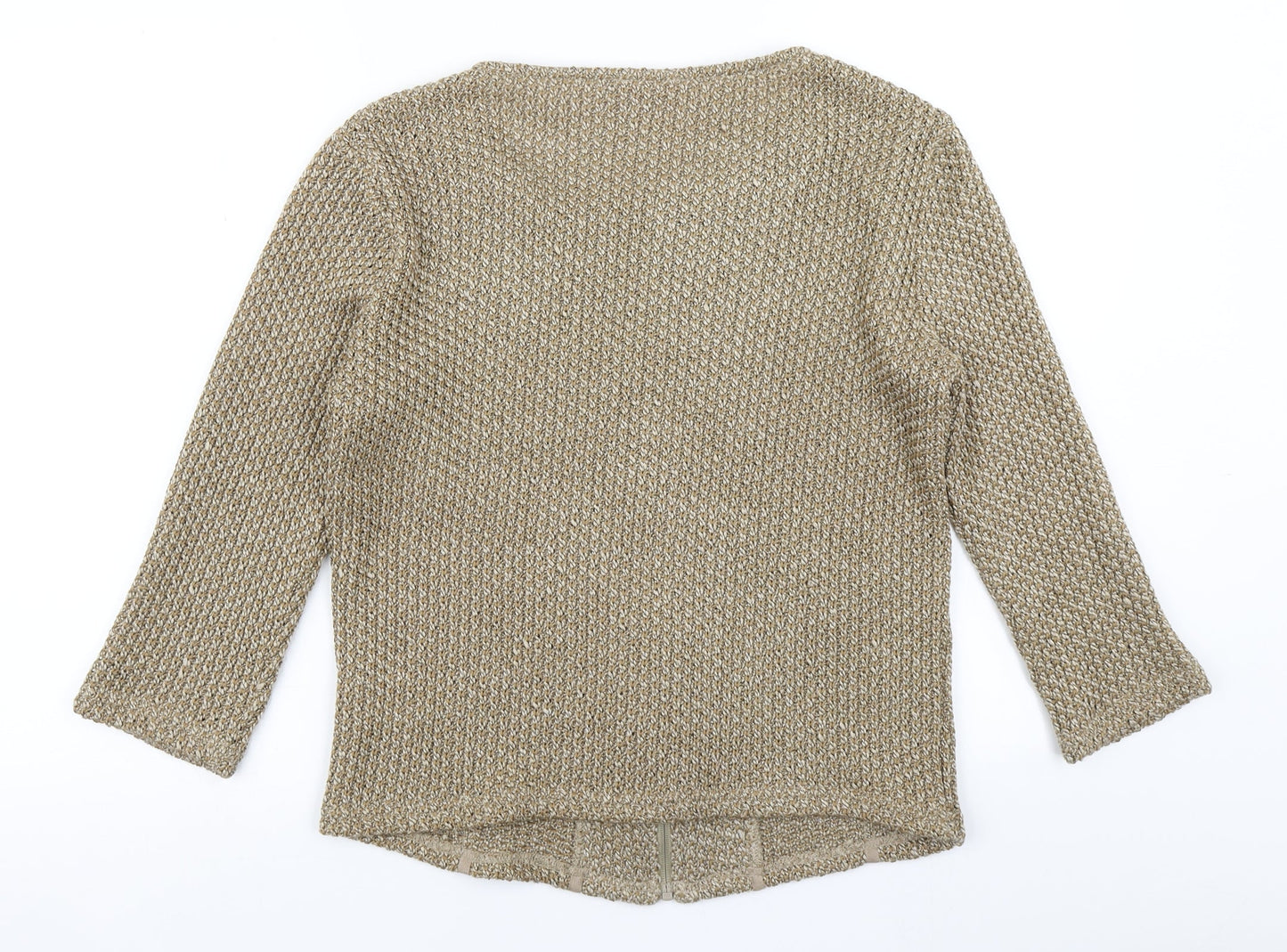 Per Una Womens Brown  Knit Jacket  Size M