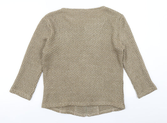 Per Una Womens Brown  Knit Jacket  Size M