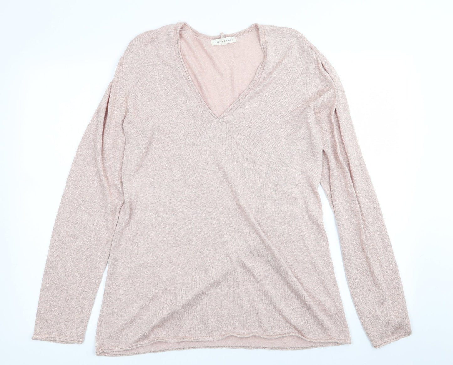 retrology Womens Pink   Pullover Jumper Size L