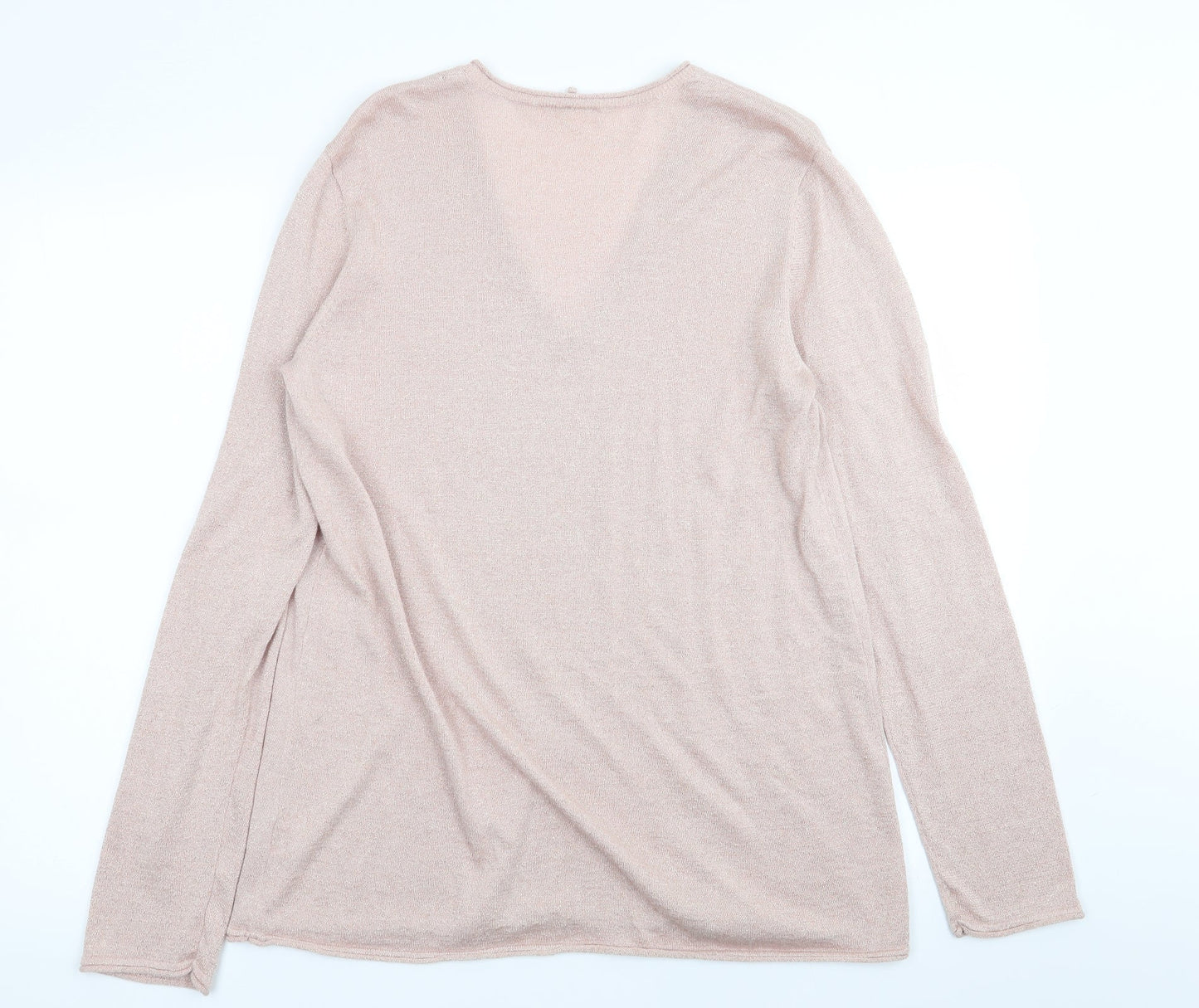 retrology Womens Pink   Pullover Jumper Size L