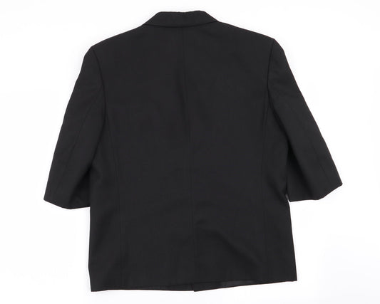 Preworn Womens Black   Jacket Blazer Size 36