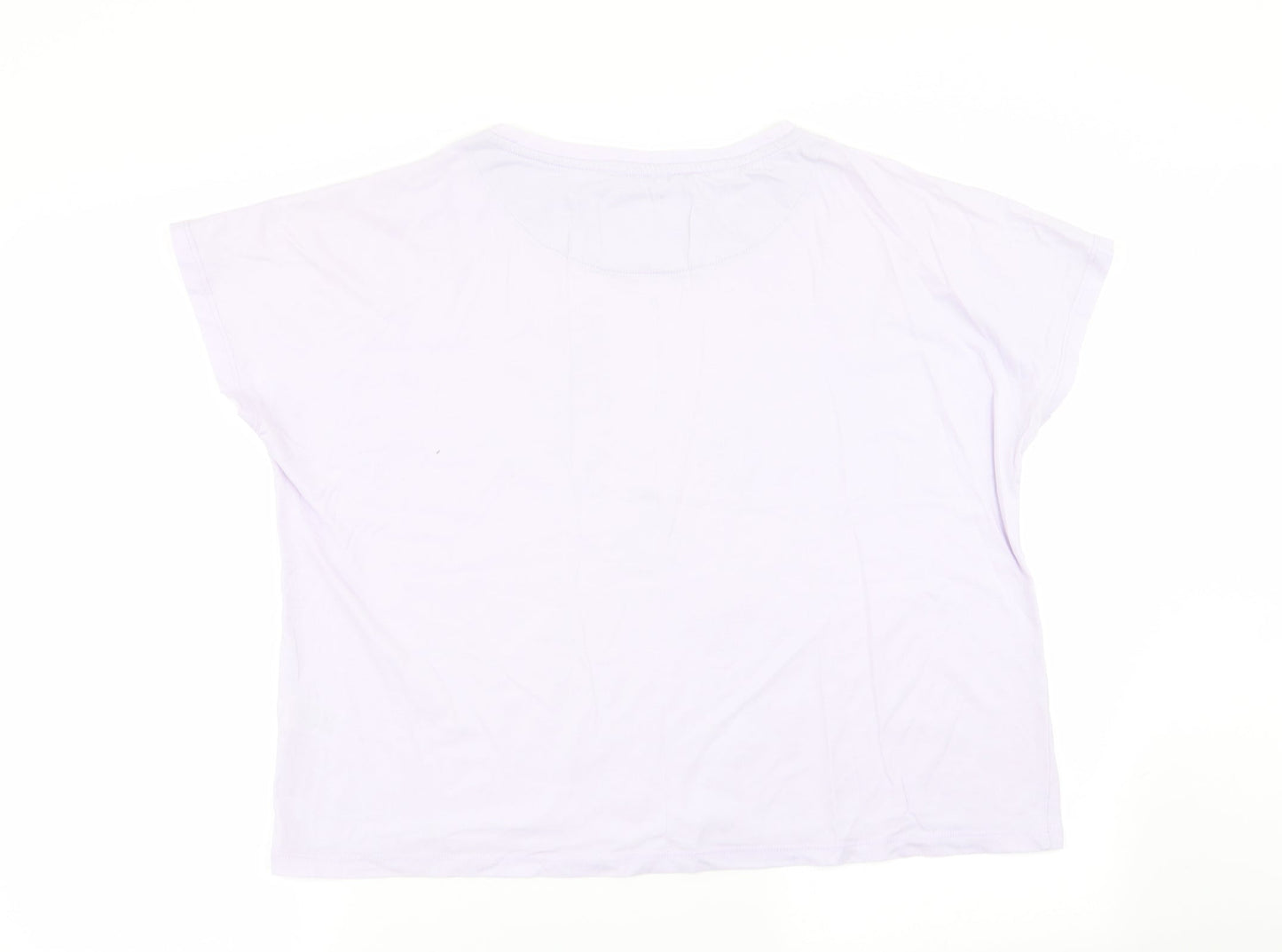 Matalan Womens Purple Solid  Top Pyjama Top Size 12