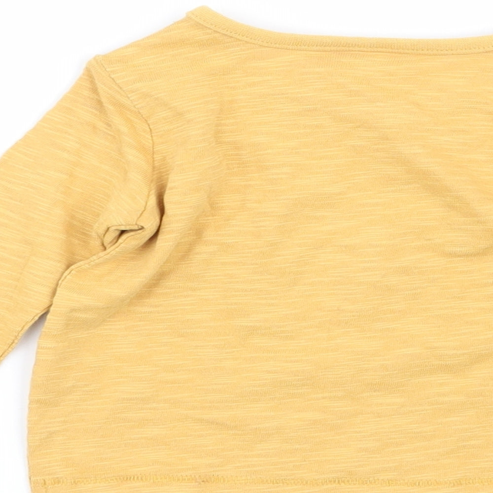 NEXT Girls Yellow   Basic T-Shirt Size 0-3 Months