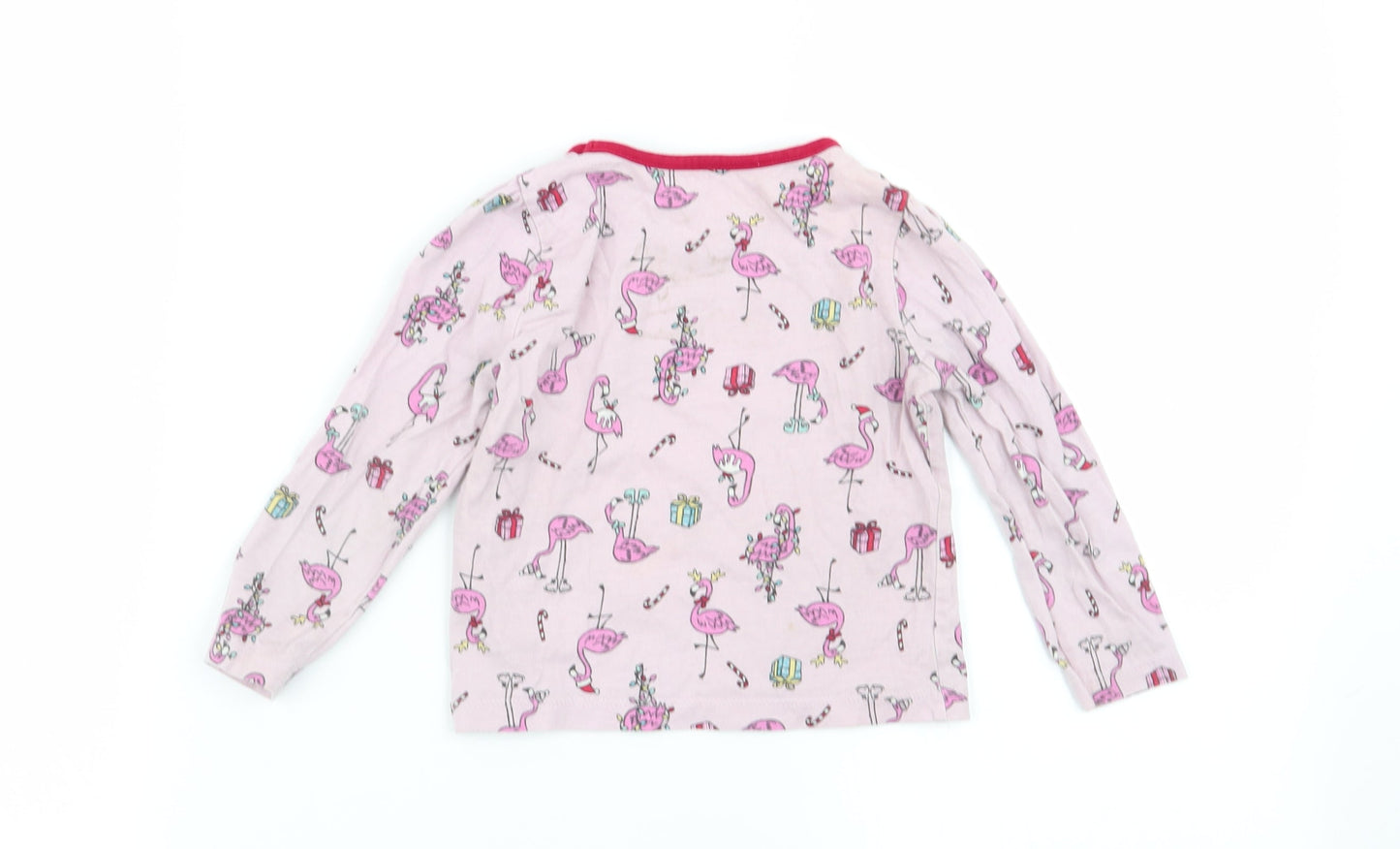 Primark Girls Pink Geometric  Babydoll Pyjama Top Size 18-24 Months