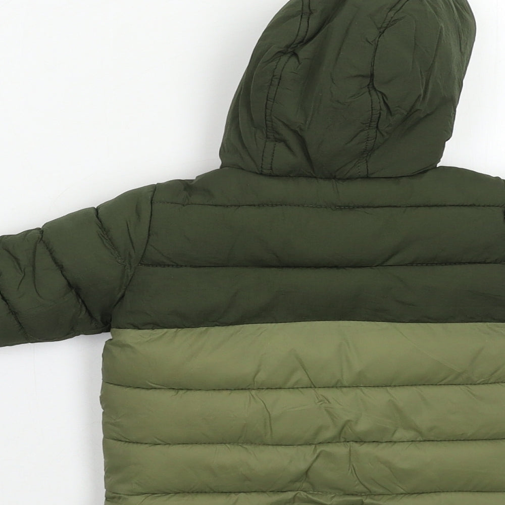 Primark Baby Green   Puffer Jacket Coat Size 3-6 Months