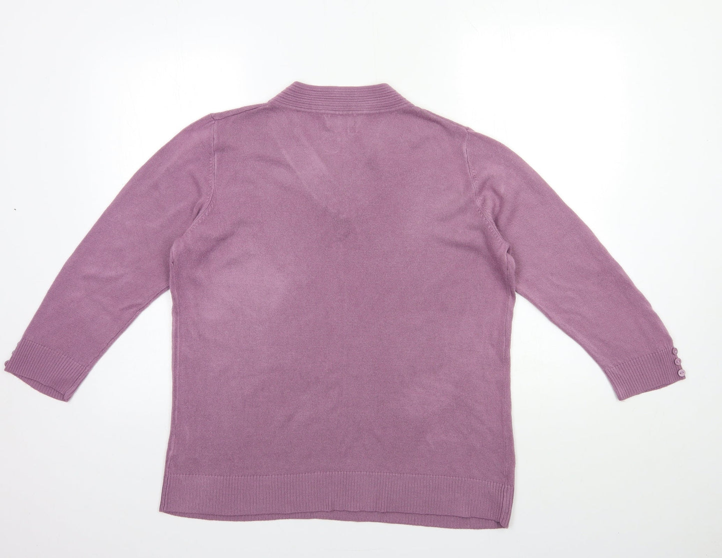 ORIGINALS Womens Purple  Knit Pullover Jumper Size S