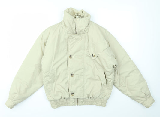 Preworn Womens Beige   Jacket Coat Size 4