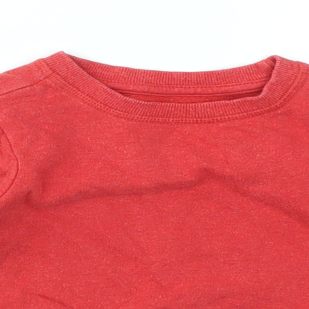 M Boys Red   Pullover Jumper Size 12-18 Months