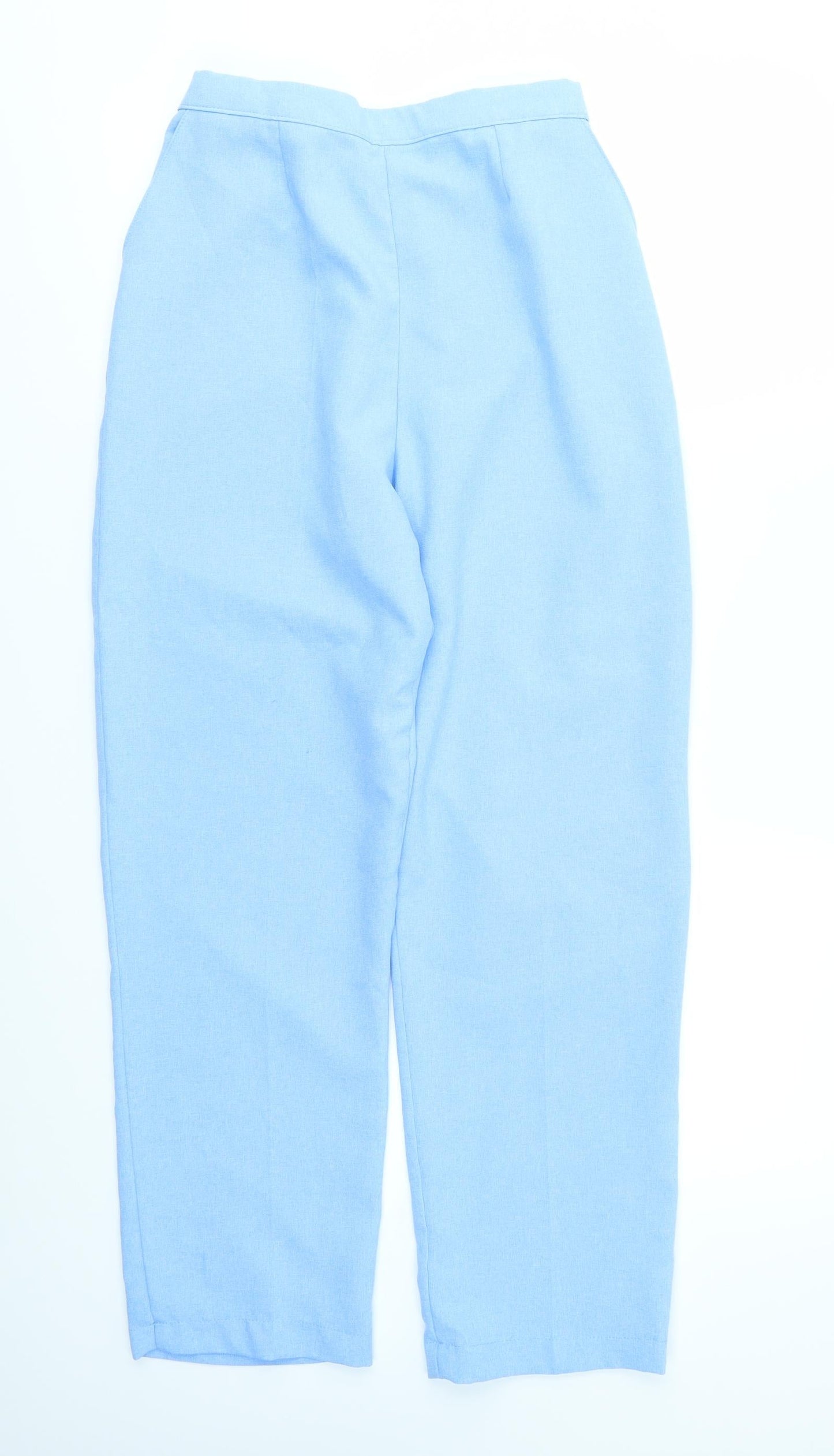 Preworn Womens Blue   Trousers  Size 14 L27 in - stretch waistband