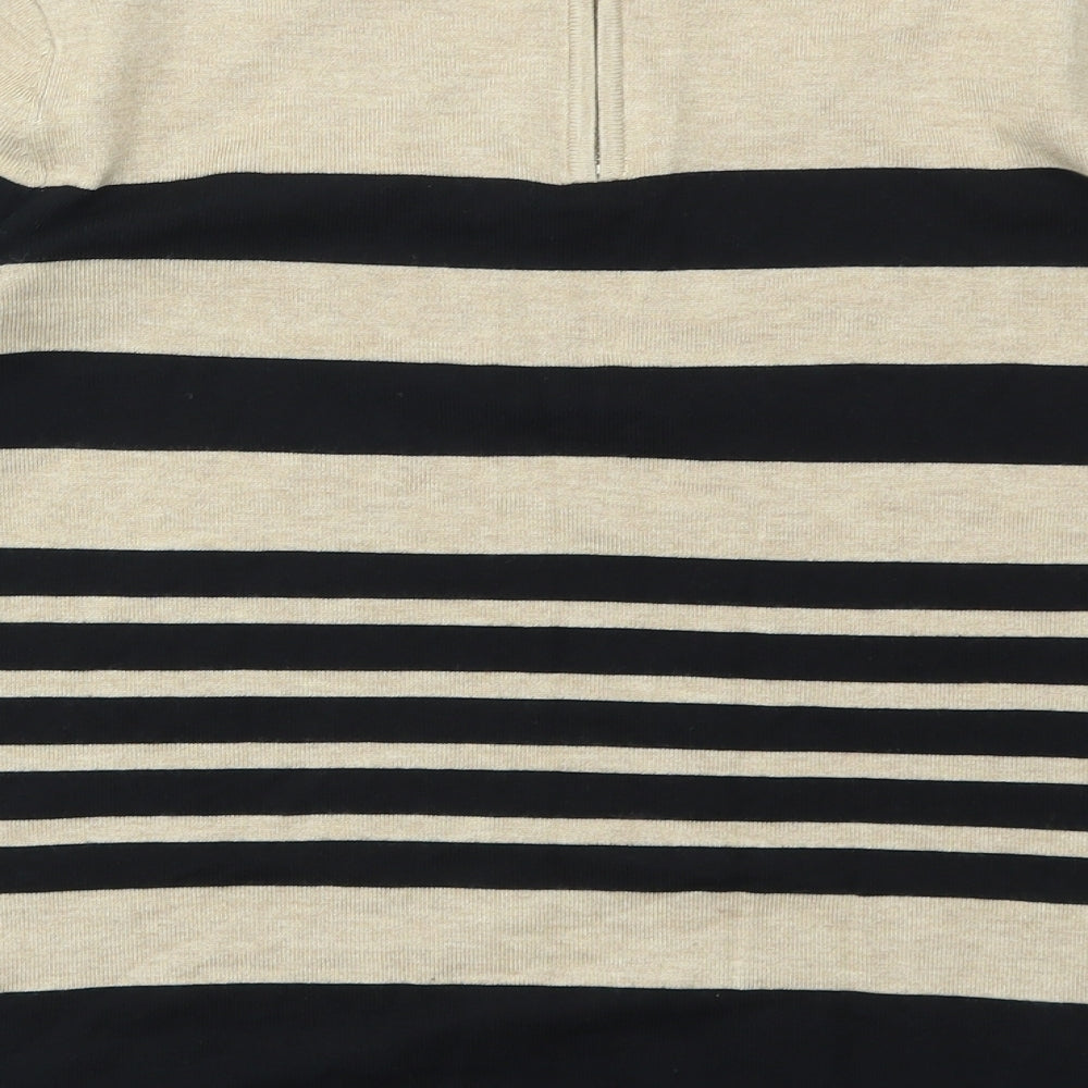 M&Co Womens Multicoloured Striped  Pullover Jumper Size 12