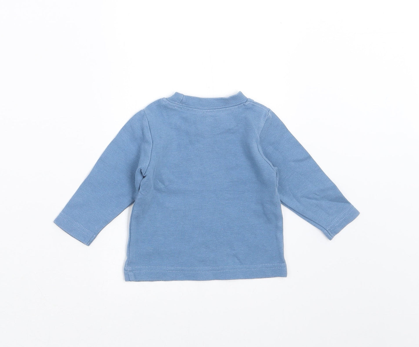Tiny Ted Baby Blue   Basic T-Shirt Size 0-3 Months  - so cute