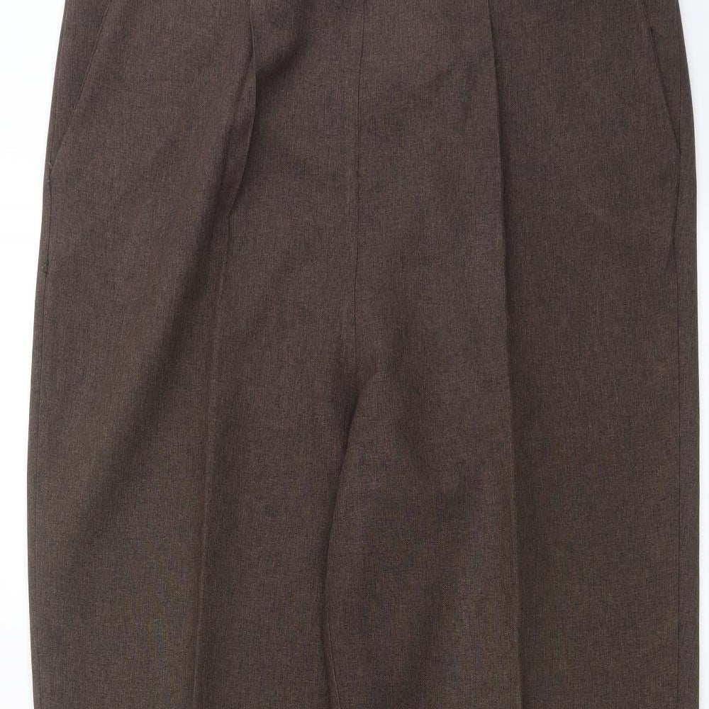 BM Womens Brown   Trousers  Size 16 L26 in