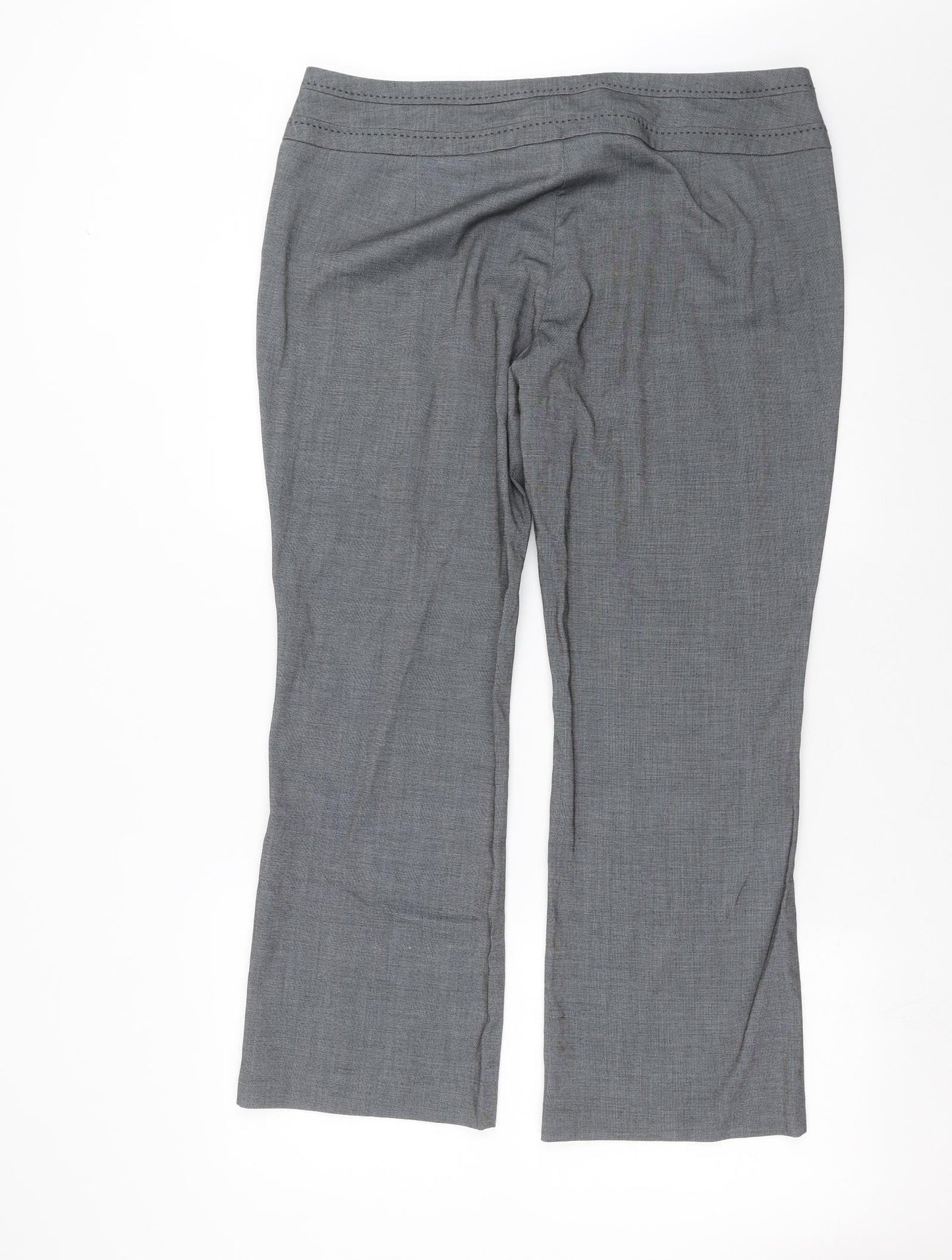 Debenhams Womens Grey   Trousers  Size 16 L27 in