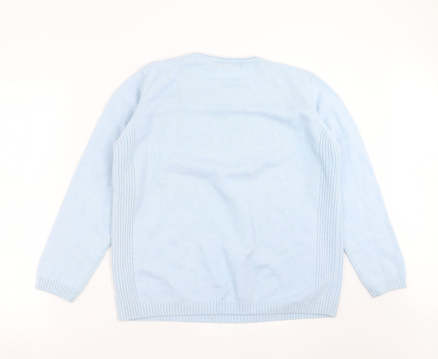 ISLE Womens Blue  Knit Pullover Jumper Size L