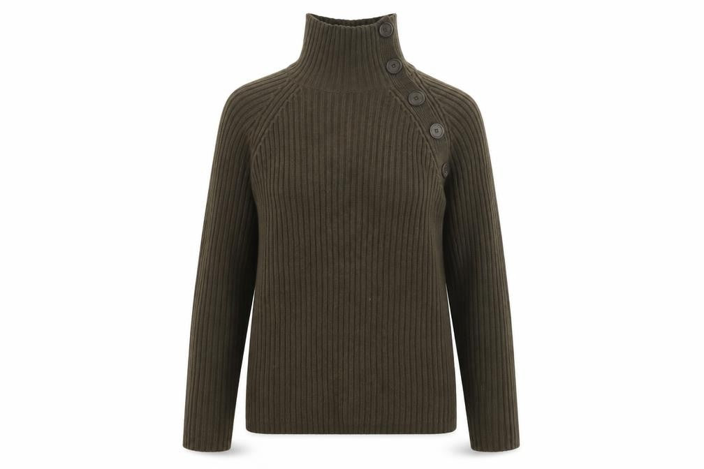 Nouveau Edition Womens Green  Knit Pullover Jumper Size 12
