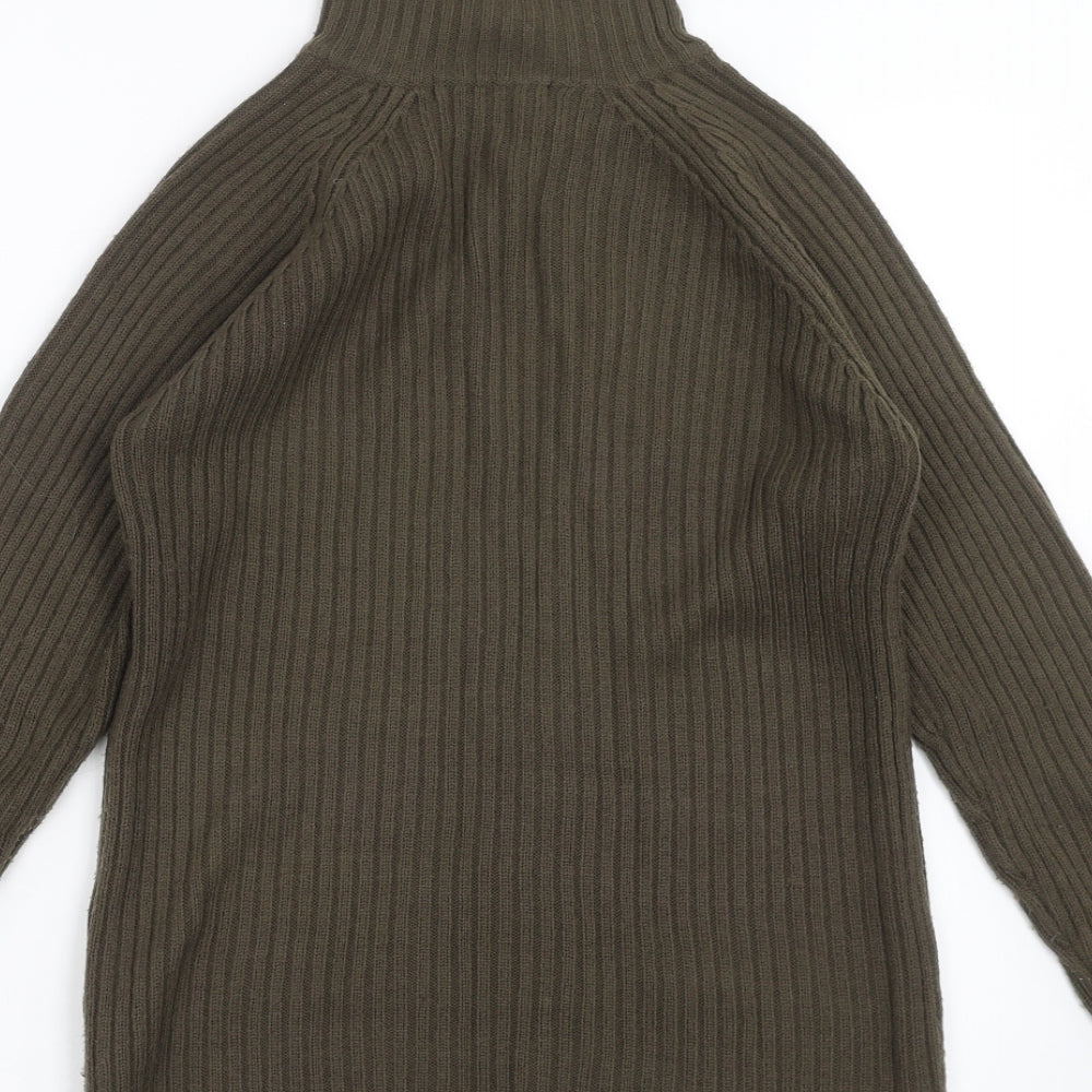 Nouveau Edition Womens Green  Knit Pullover Jumper Size 12