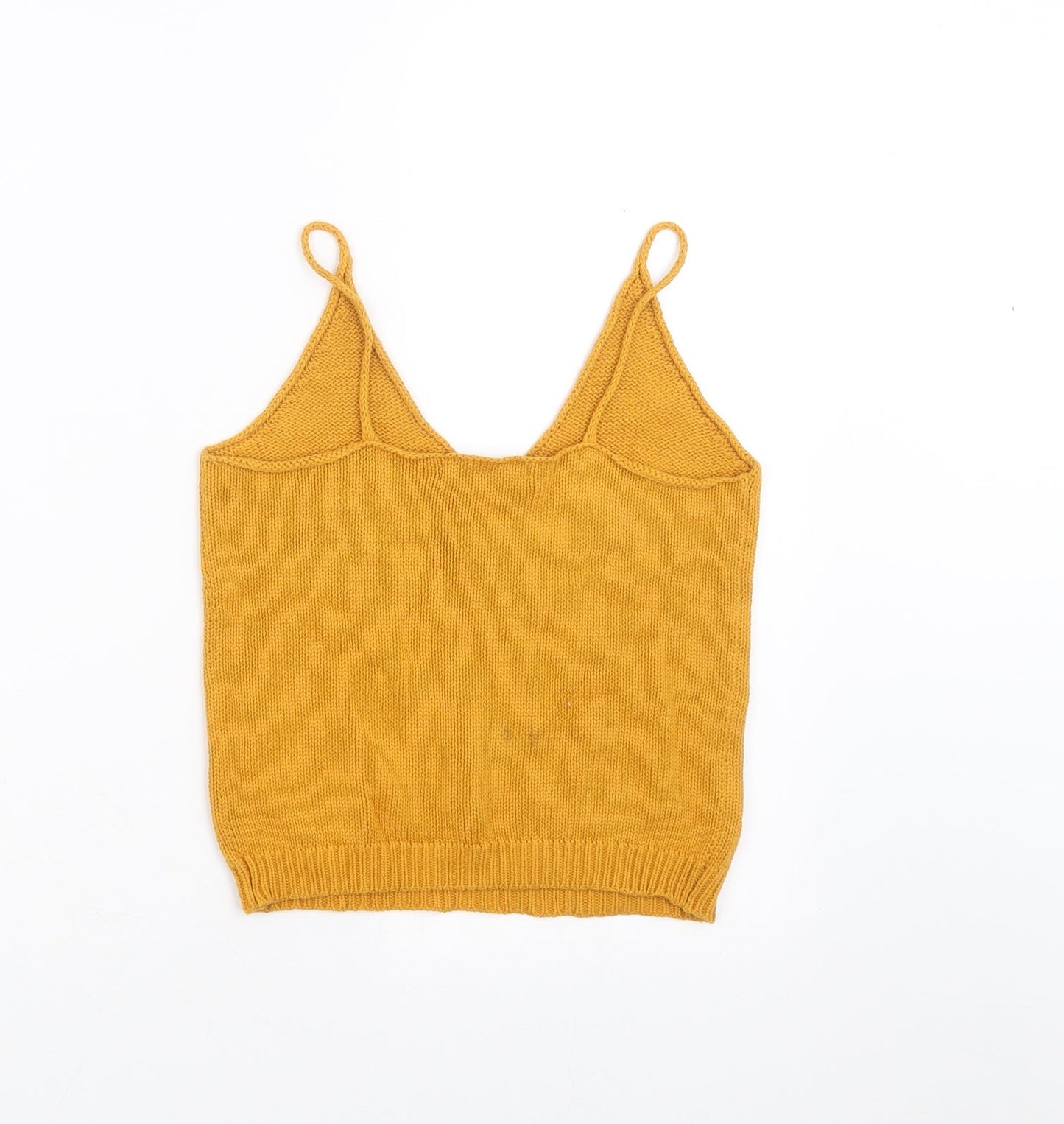 Primark Womens Yellow  Knit Pullover Jumper Size 6