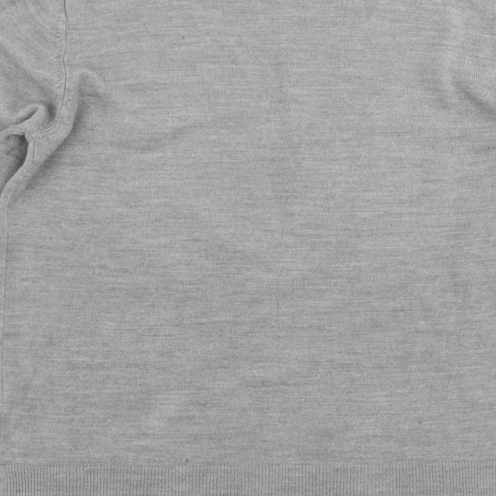 Primark Womens Grey  Knit Pullover Jumper Size 12