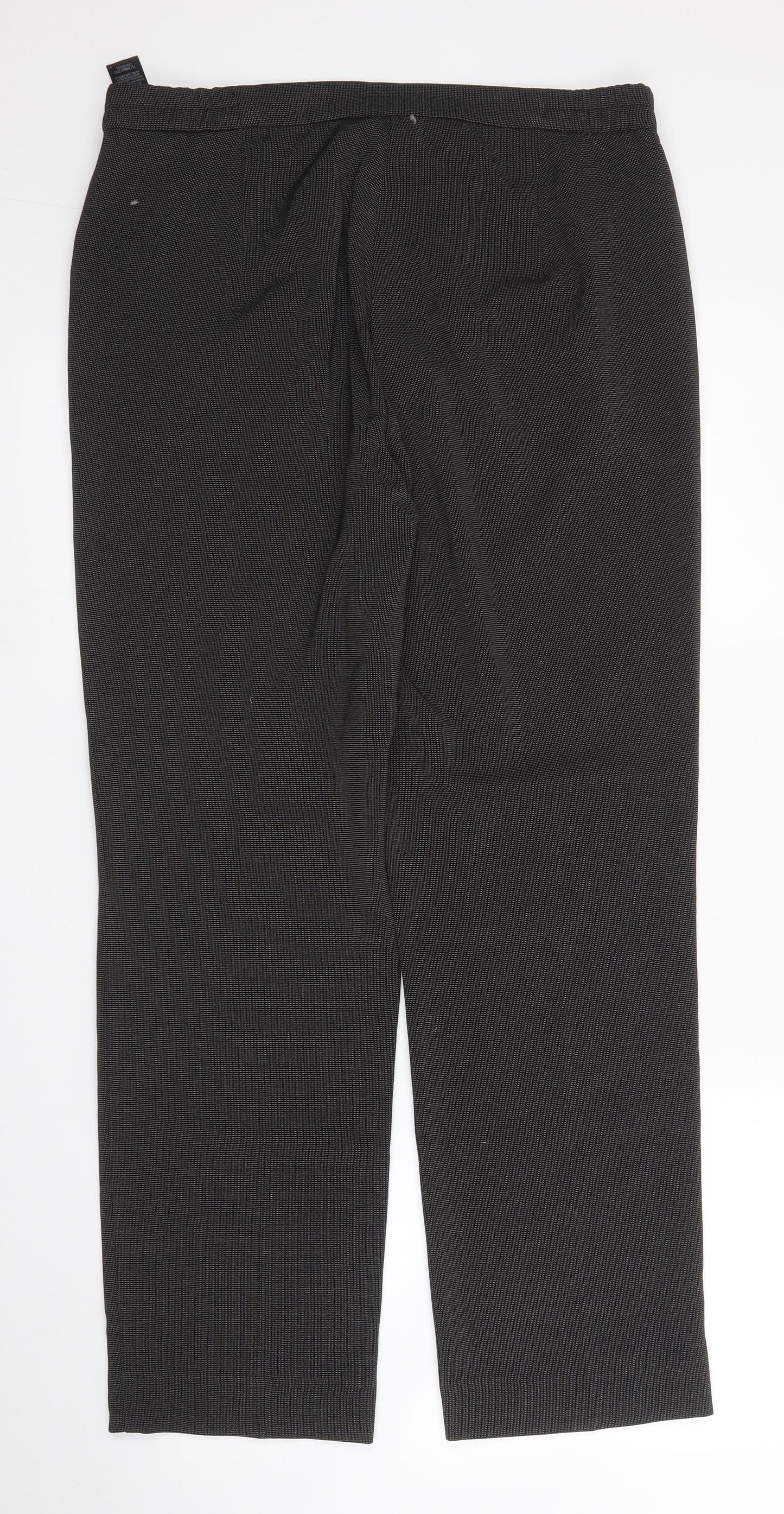 M&S Womens Grey   Trousers  Size 12 L28 in