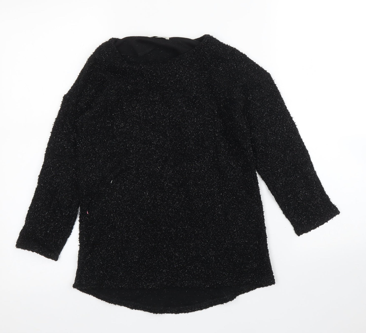 NEXT Girls Black   Pullover Jumper Size 8 Years